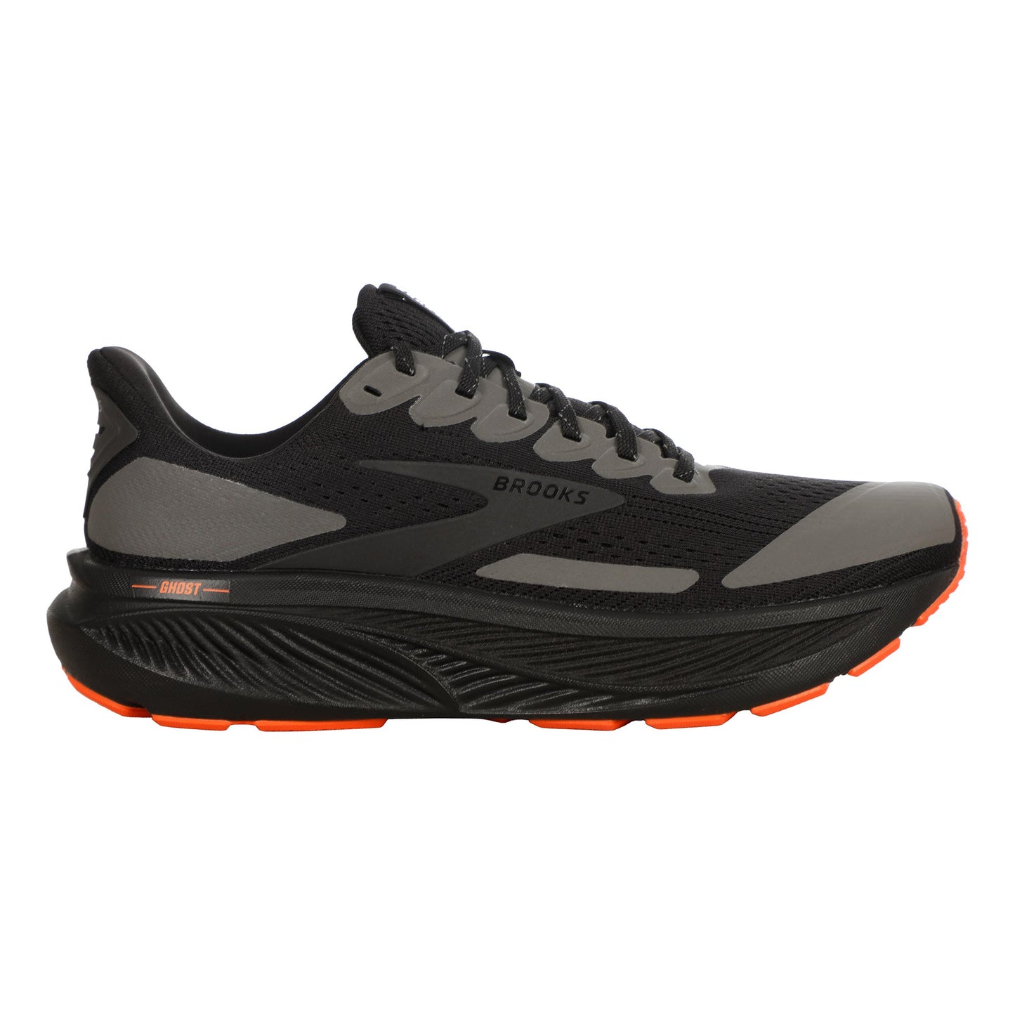 Brooks Ghost 17 Neutral running shoe Men - black, orange