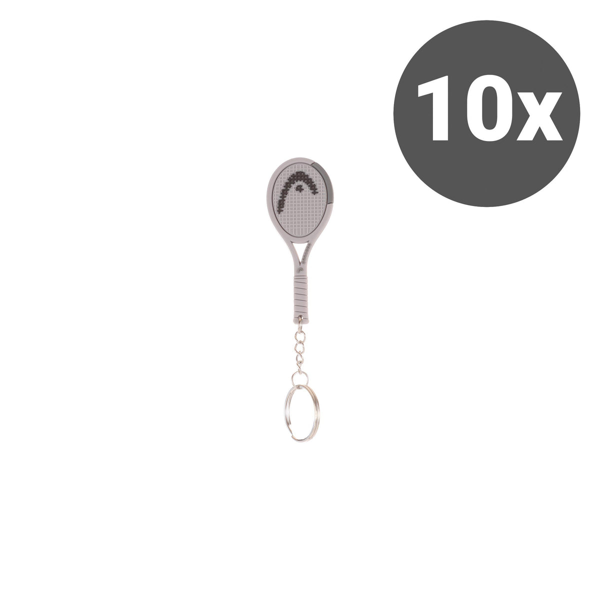 HEAD Squared Key ring 10 Pack - grey