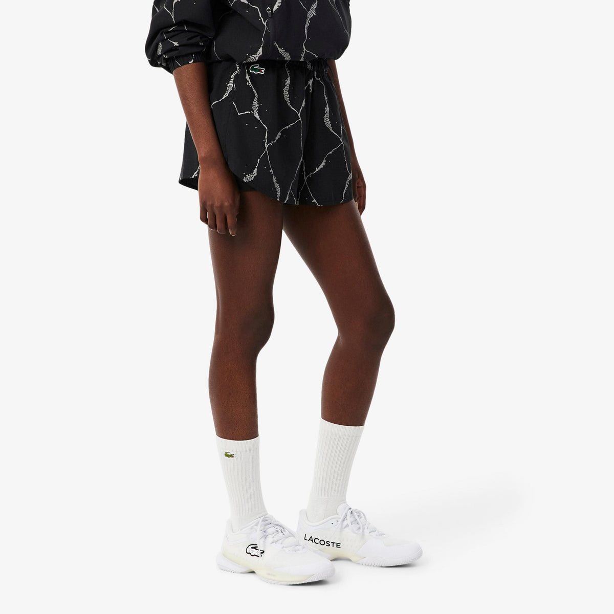 Lacoste Shorts Women - black, white
