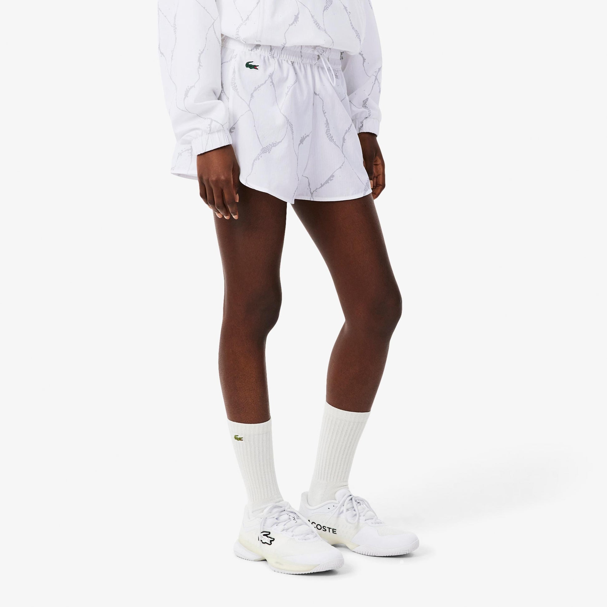Lacoste Shorts Women - white, lightgrey