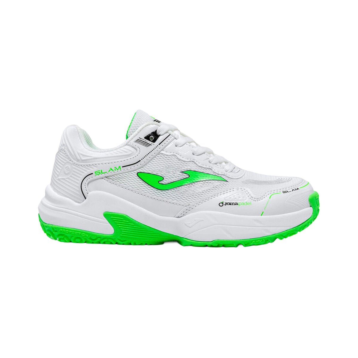 Joma Slam Padel shoe Kids - white, neon green