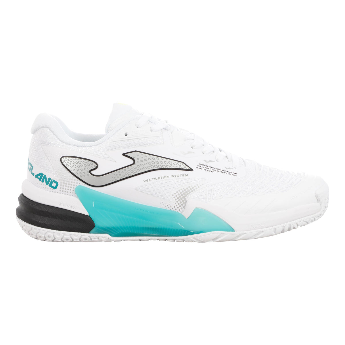 Joma Roland All court shoe Men - white, turquoise