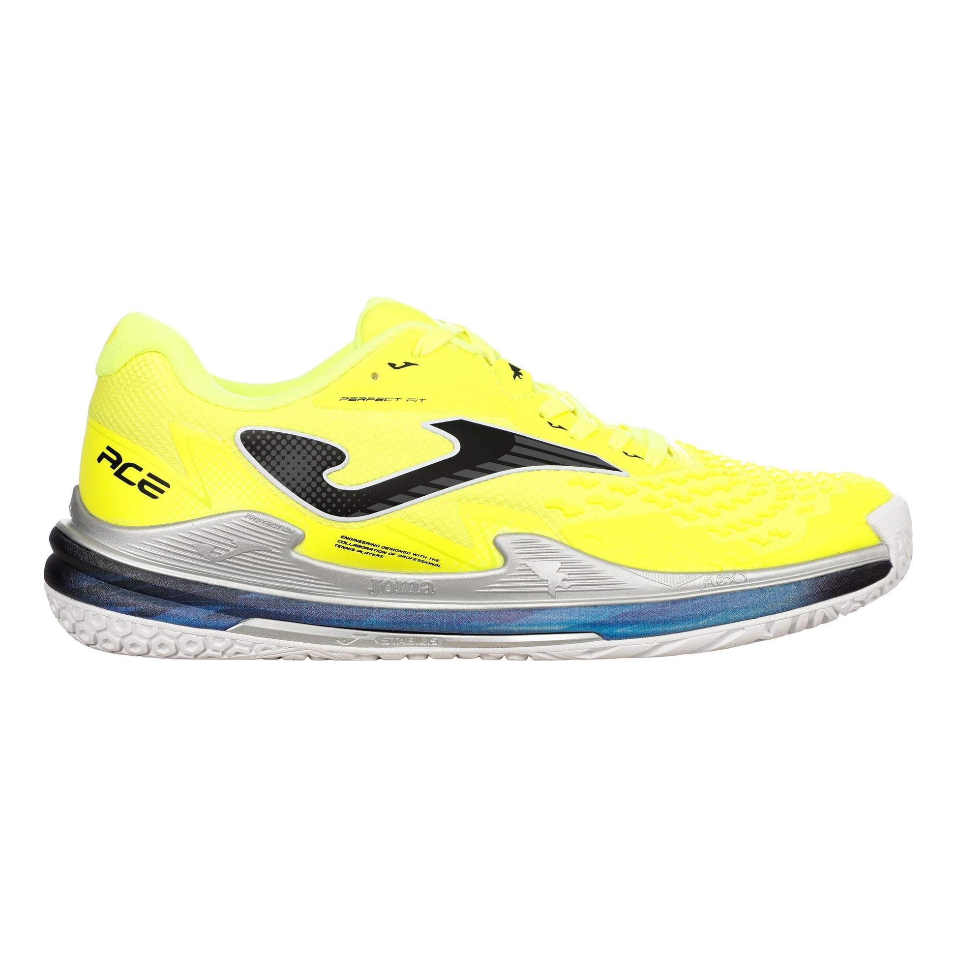 Joma Ace All court shoe Men - neon yellow, silver
