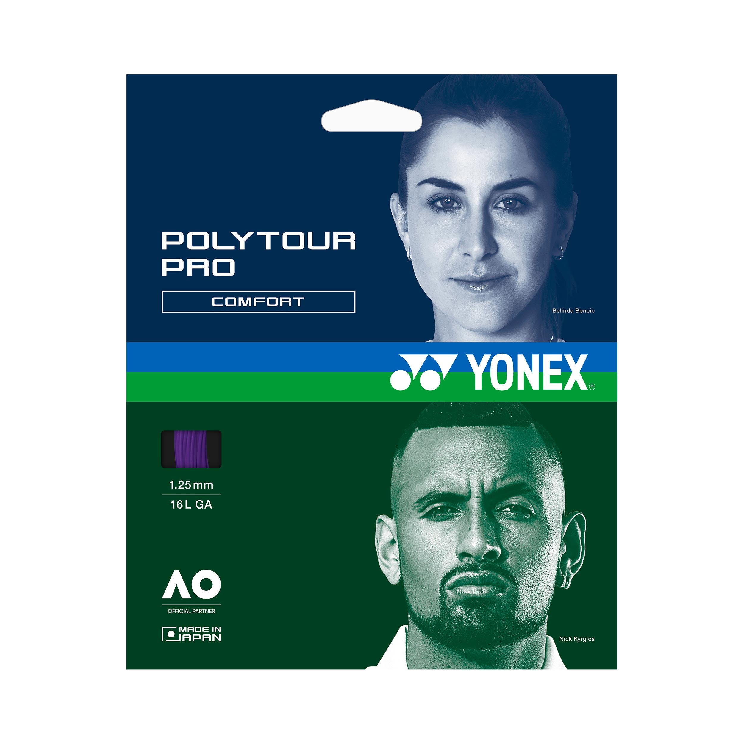 Yonex Poly Tour Pro Midnight Purple String set 12m - dark blue
