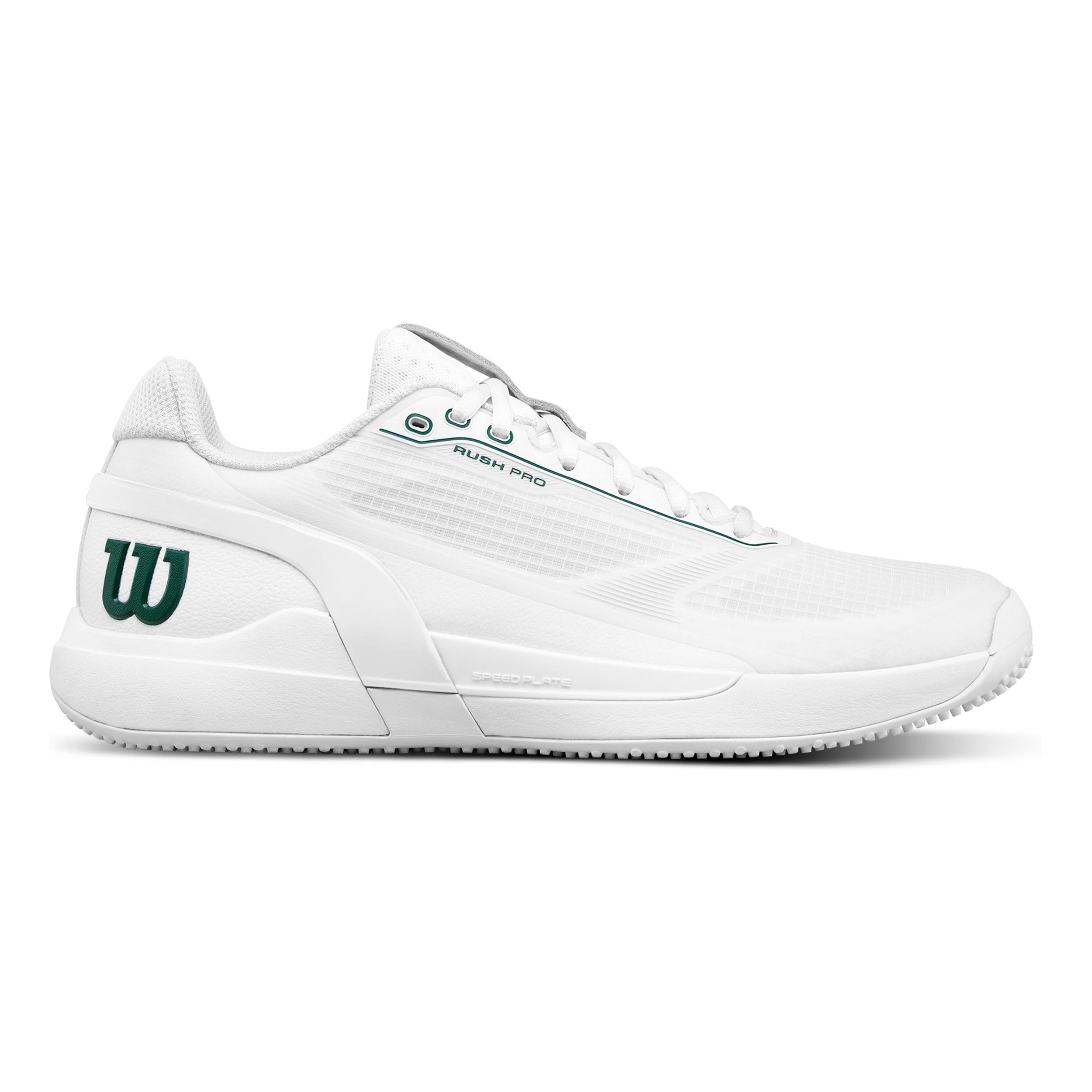 Wilson Rush Pro 5 Grass court shoe Men - white, green