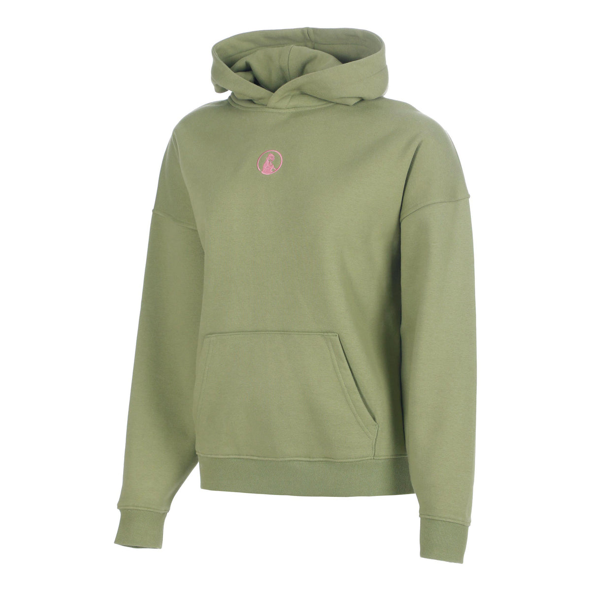 Quiet Please Club House Oversize Hoody Women - khaki