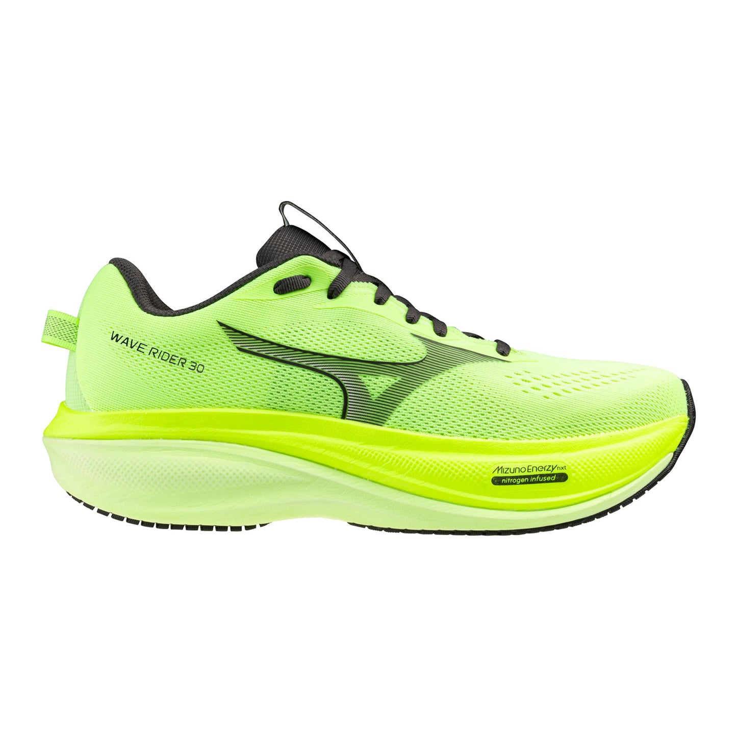 Mizuno Wave Rider 30  Neutral running shoe Men - neon yellow, black
