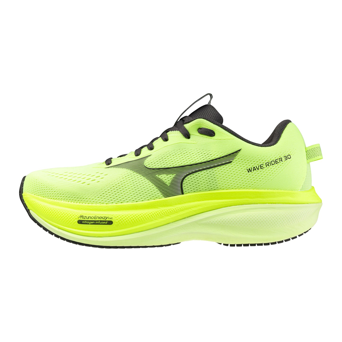 Mizuno Wave Rider 30  Neutral running shoe Men - neon yellow, black