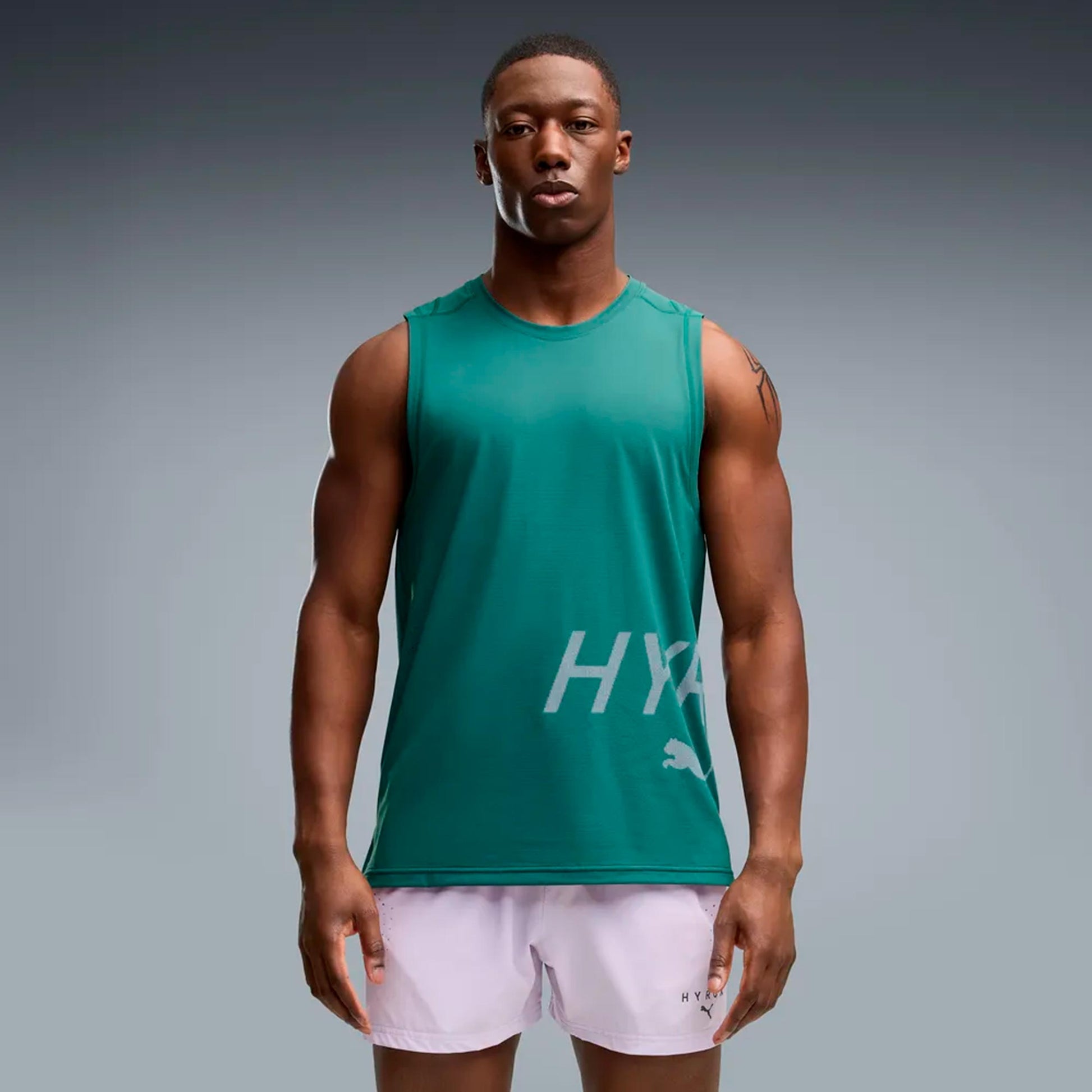 Puma HYROX PWRMODE Training  Running shirt Men - green