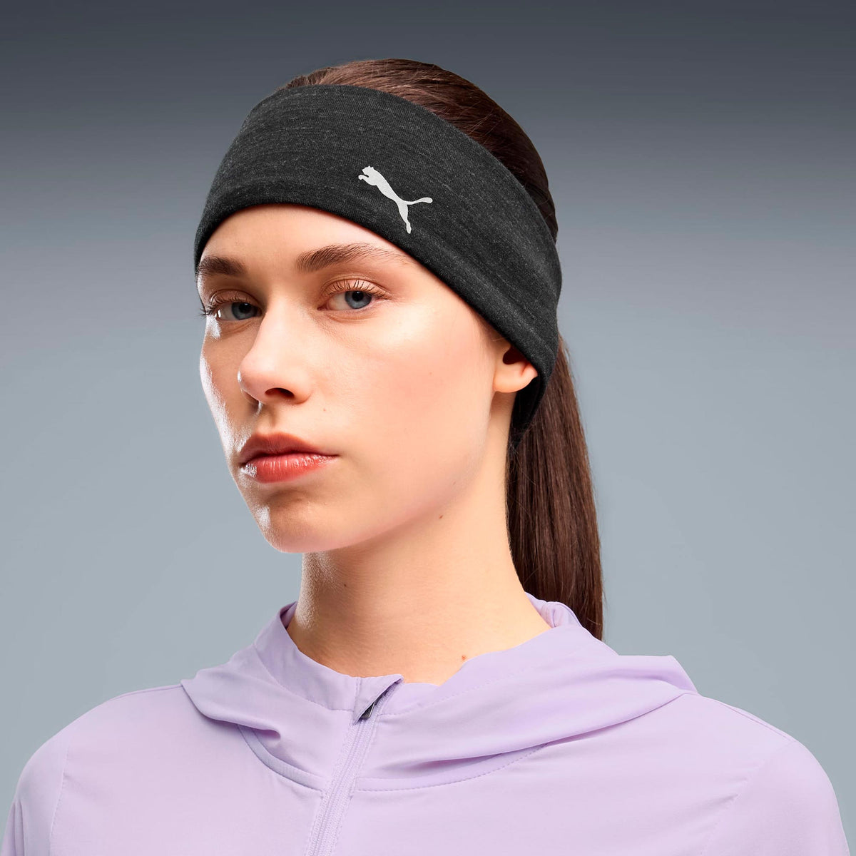 Puma Race Day Merino  Headband Unisex - black