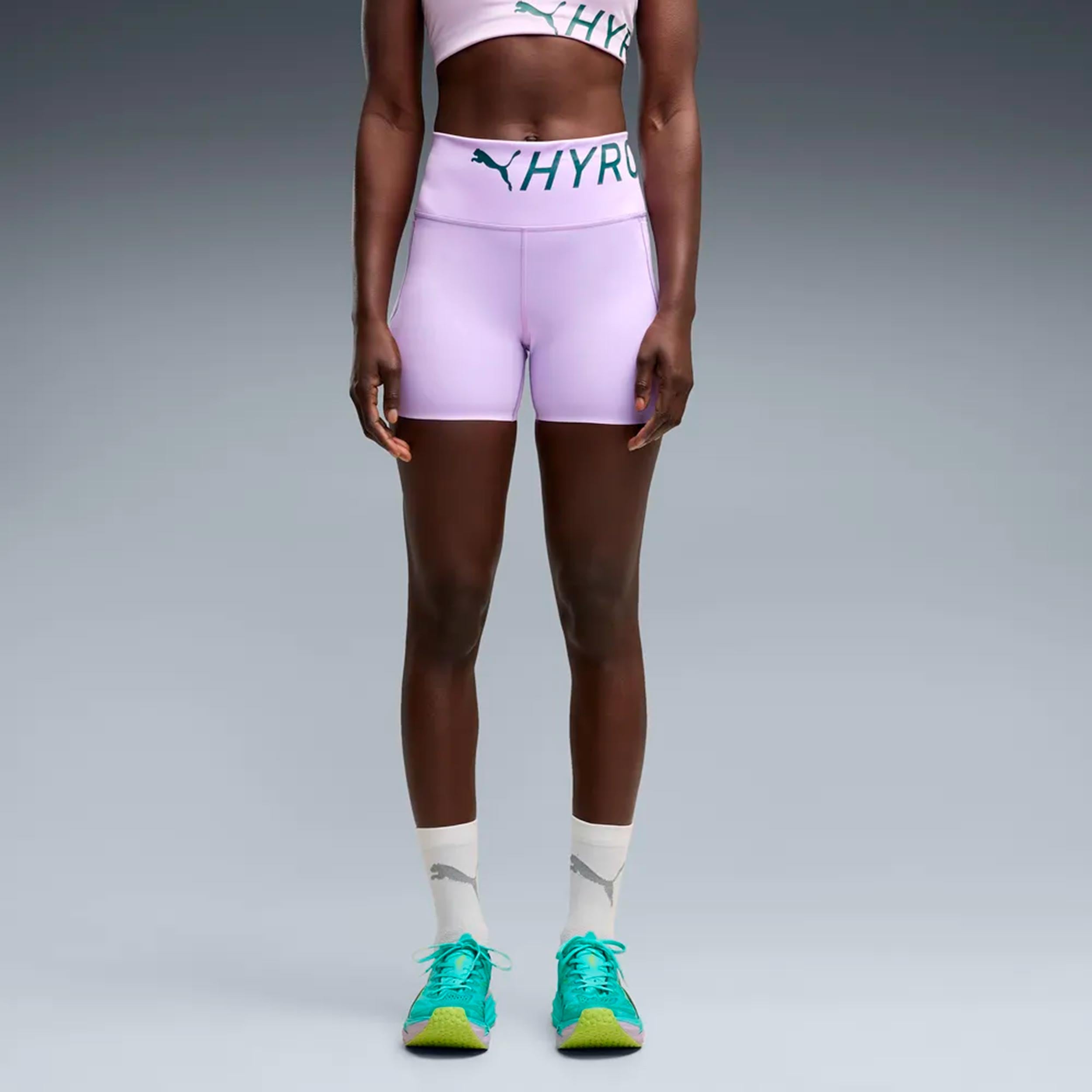 Puma HYROX PWRMODE 4in   Running tights Women - lilac