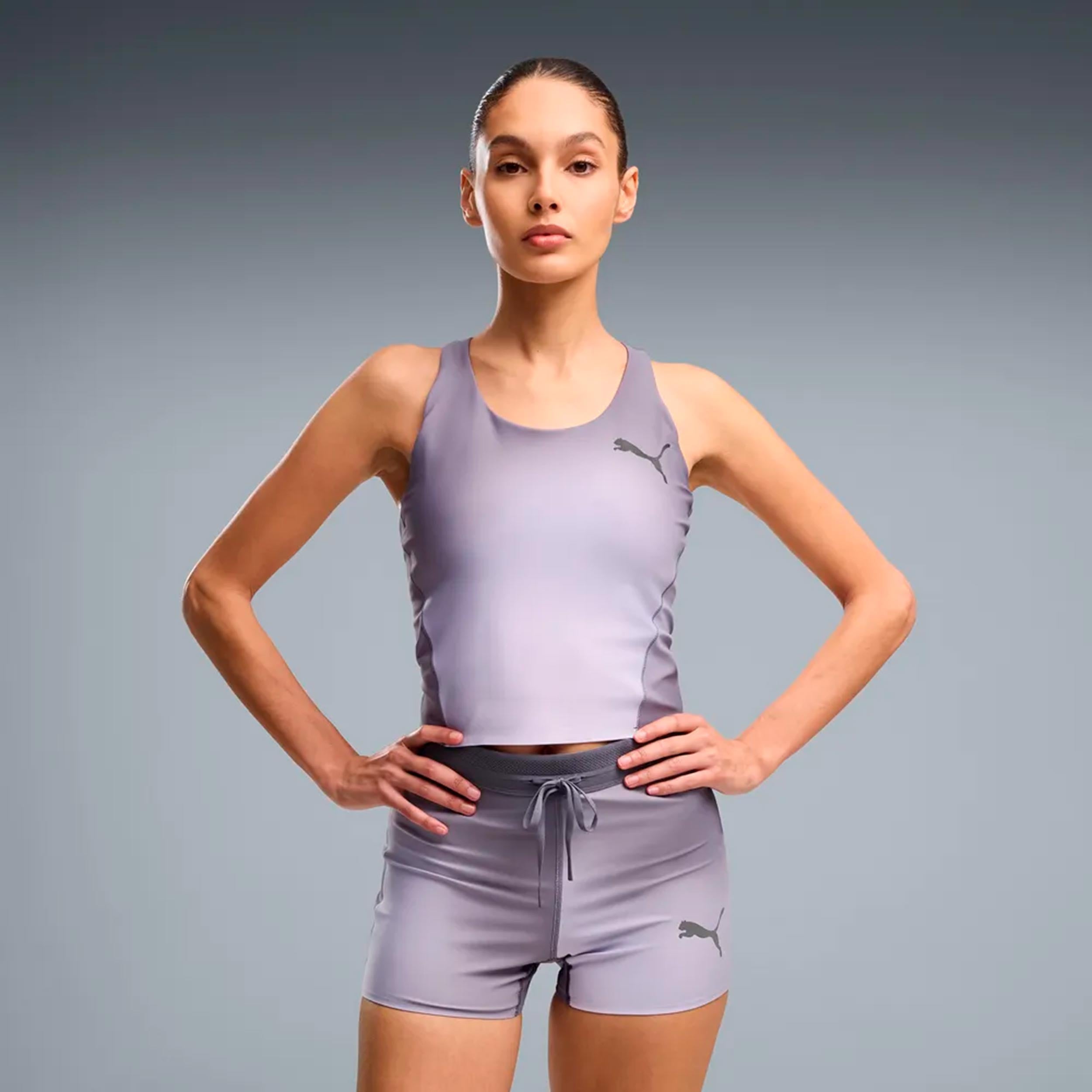 Puma Lightspeed AOP   Running shirt Women - grey
