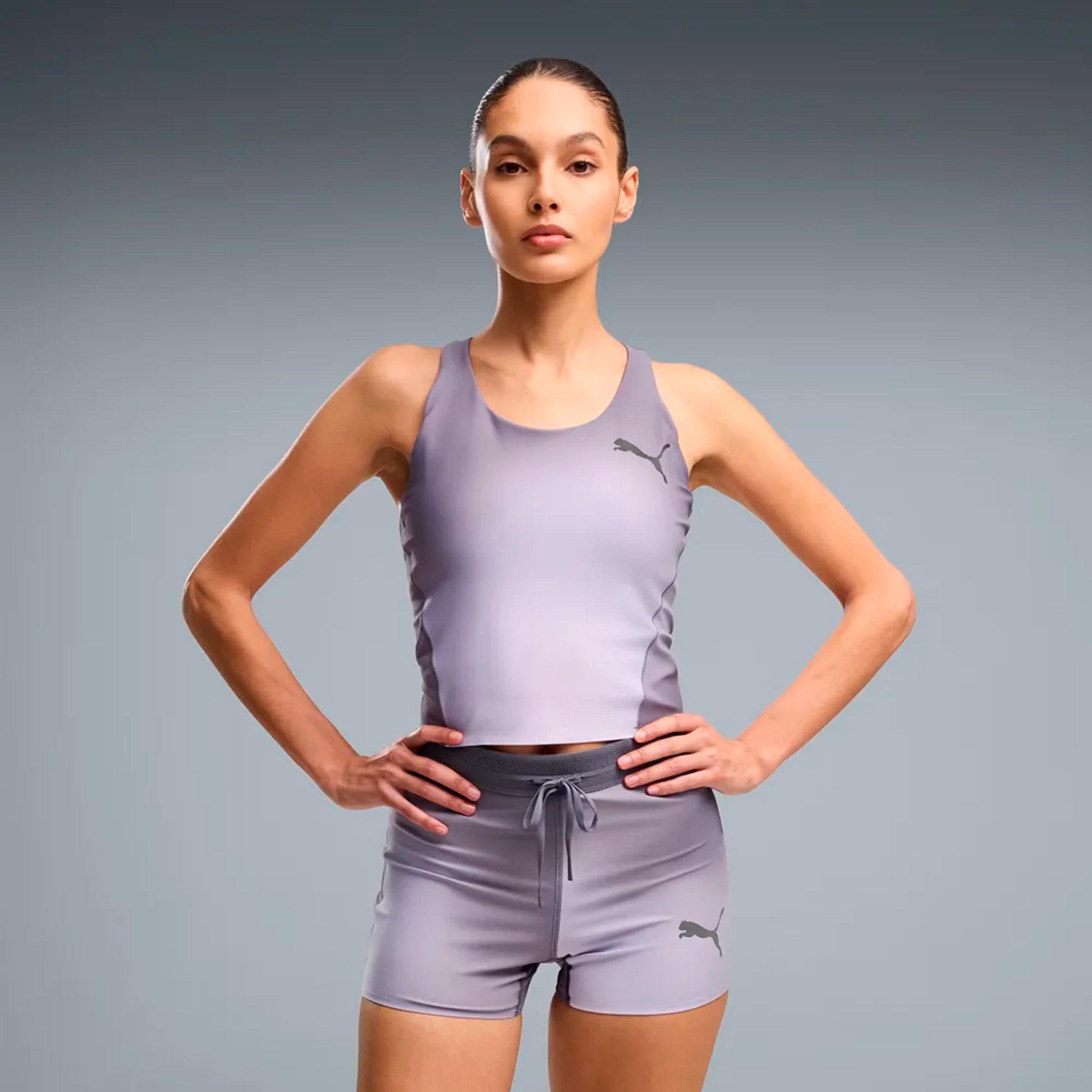 Puma Lightspeed AOP   Running shirt Women - grey