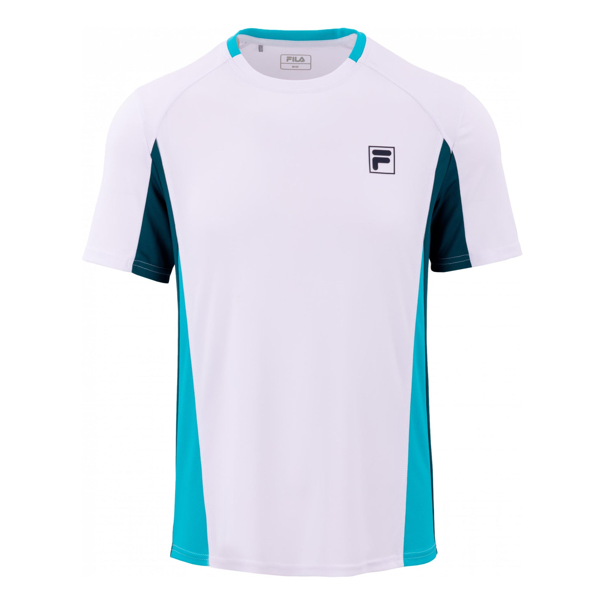 Fila Tamino T-Shirt Men - white, turquoise
