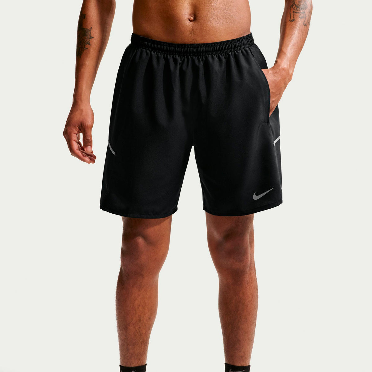 Nike Miler 7in  Running shorts Men - black, silver