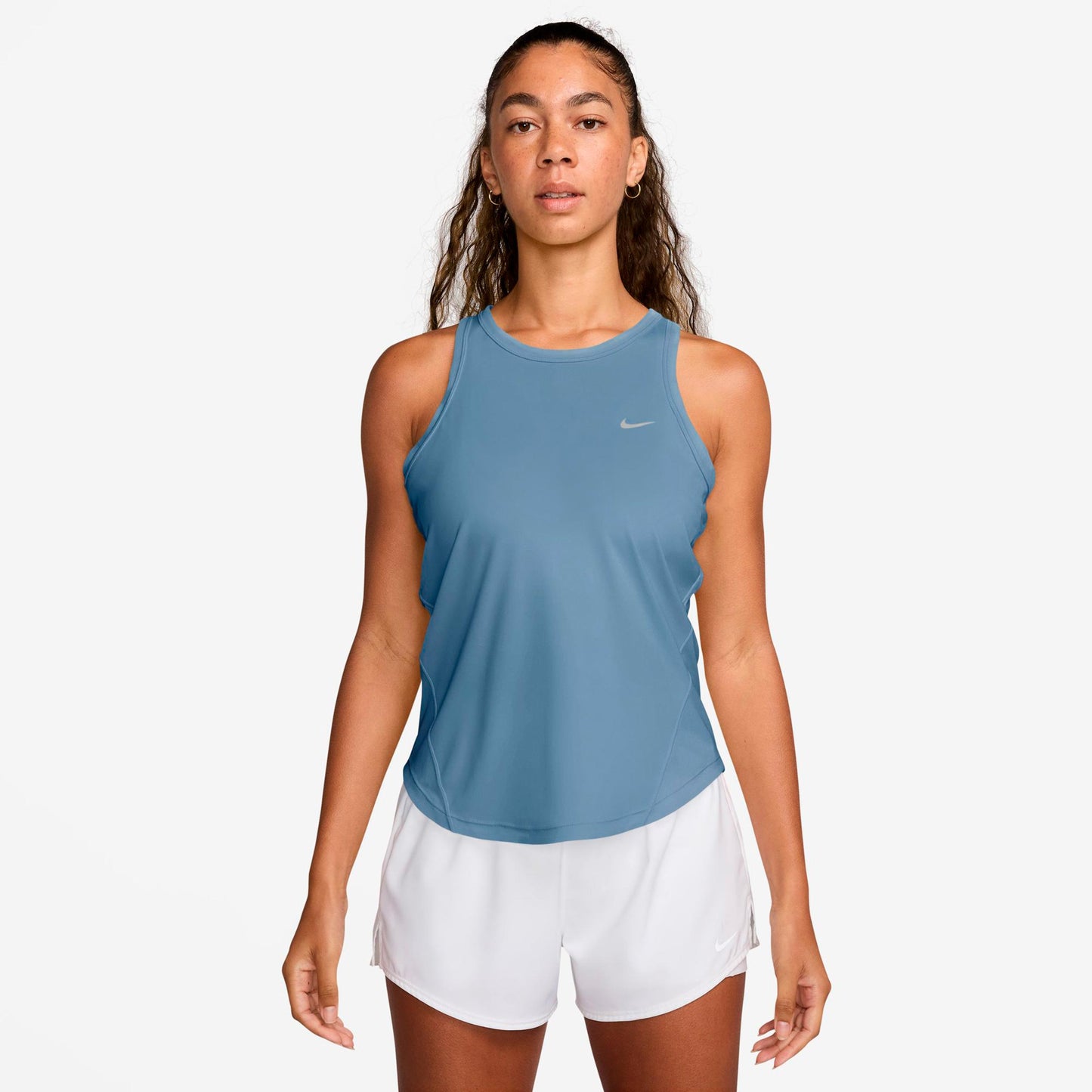 Nike Tempo  Running shirt Women - blue, silver