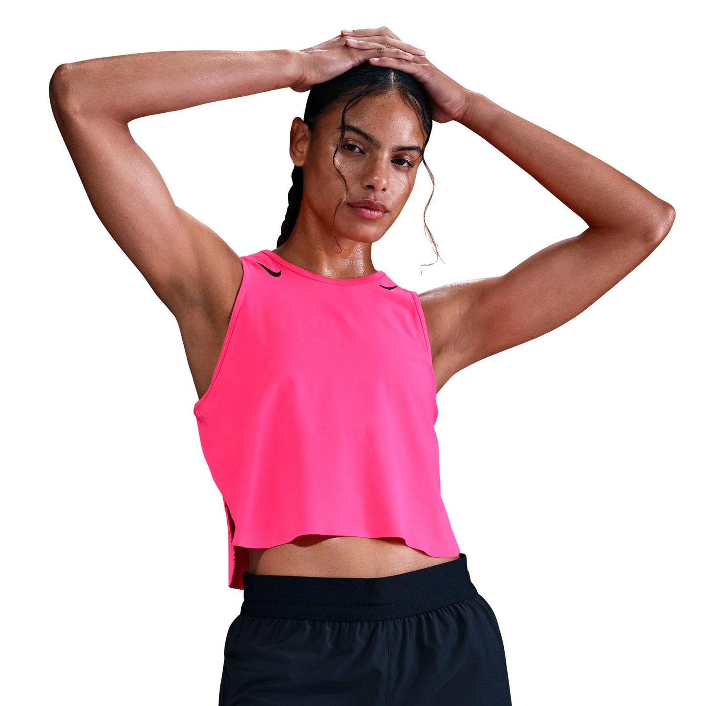 Nike AeroSwift   Running shirt Women - pink, black