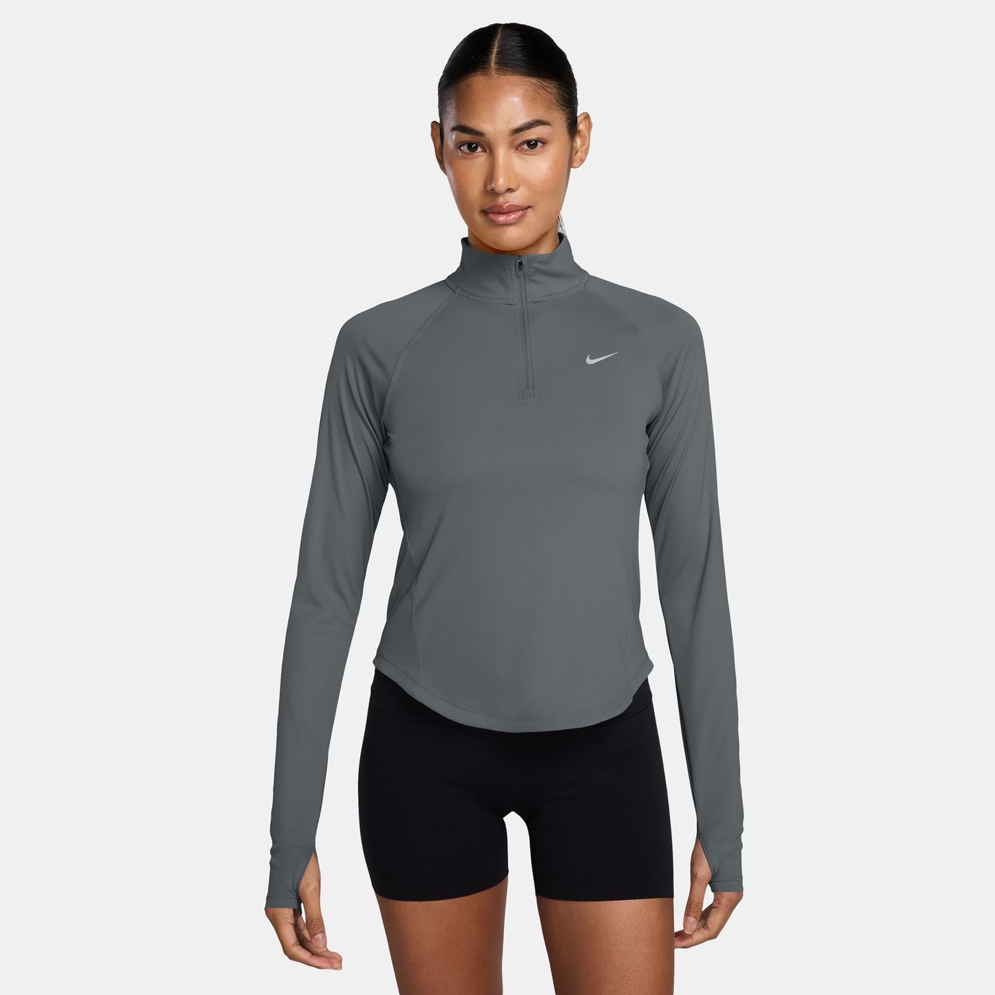 Nike Tempo  Running shirt Women - grey, silver