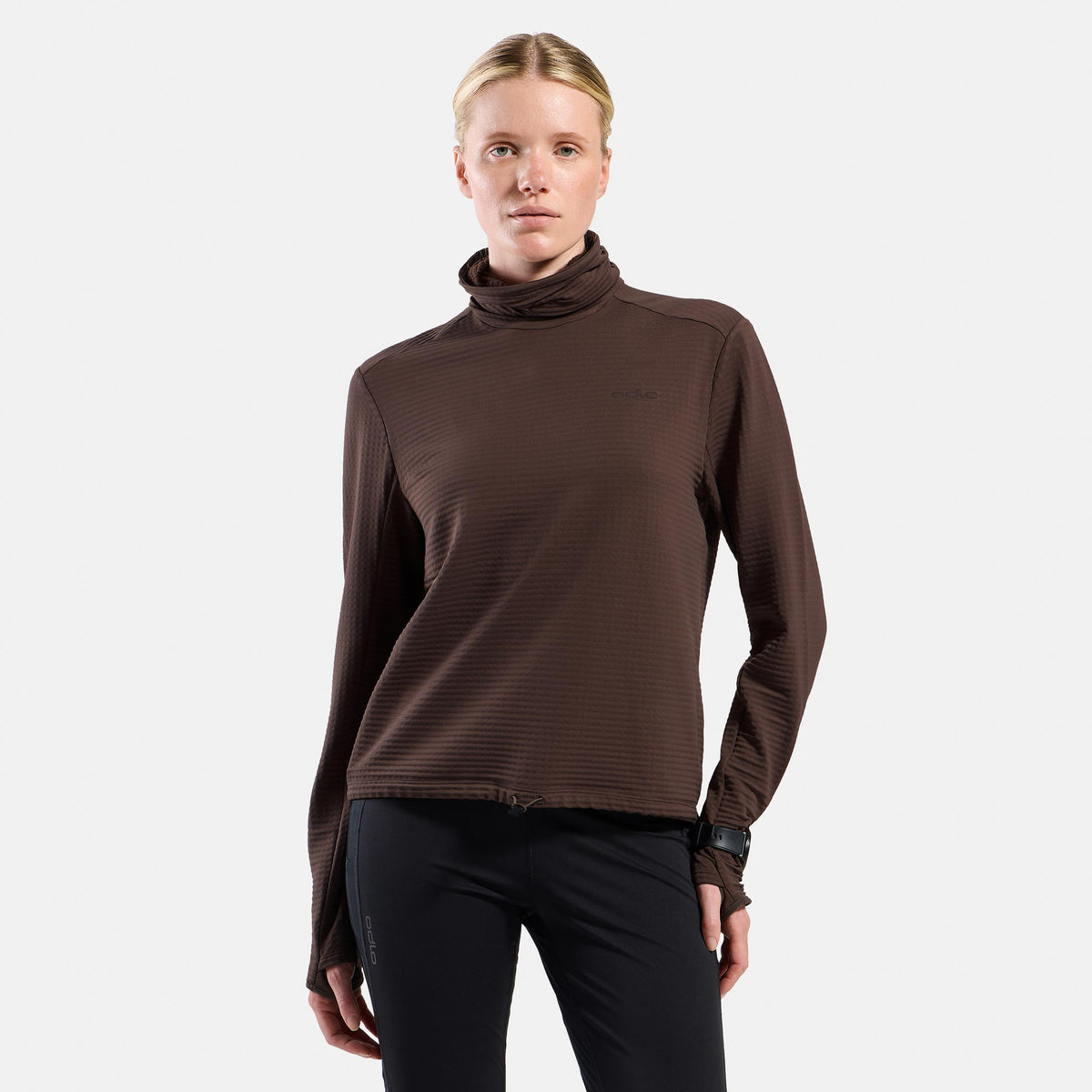 Odlo Essential Thermal Midlayer  Running shirt Women - brown