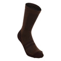 Performance Warm Run Crew  Running Socks Unisex - brown