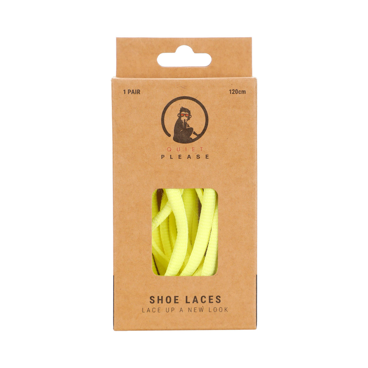 Quiet Please QP shoe laces 120cm Shoelaces - yellow