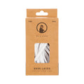 QP shoe laces 140cm Shoelaces - white