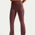 One High Waist Flare Tight Tight Women - mauve