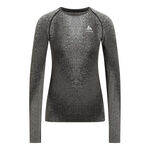 Odlo Clothing Odlo Blackcomb Eco Big Logo Top Crew Neck Vest Women-Black