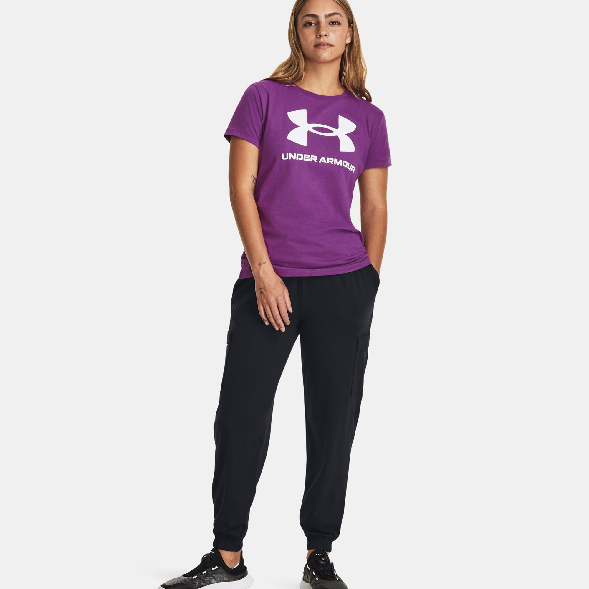 Buy Under Armour Sportstyle Logo T-Shirt Women Violet online