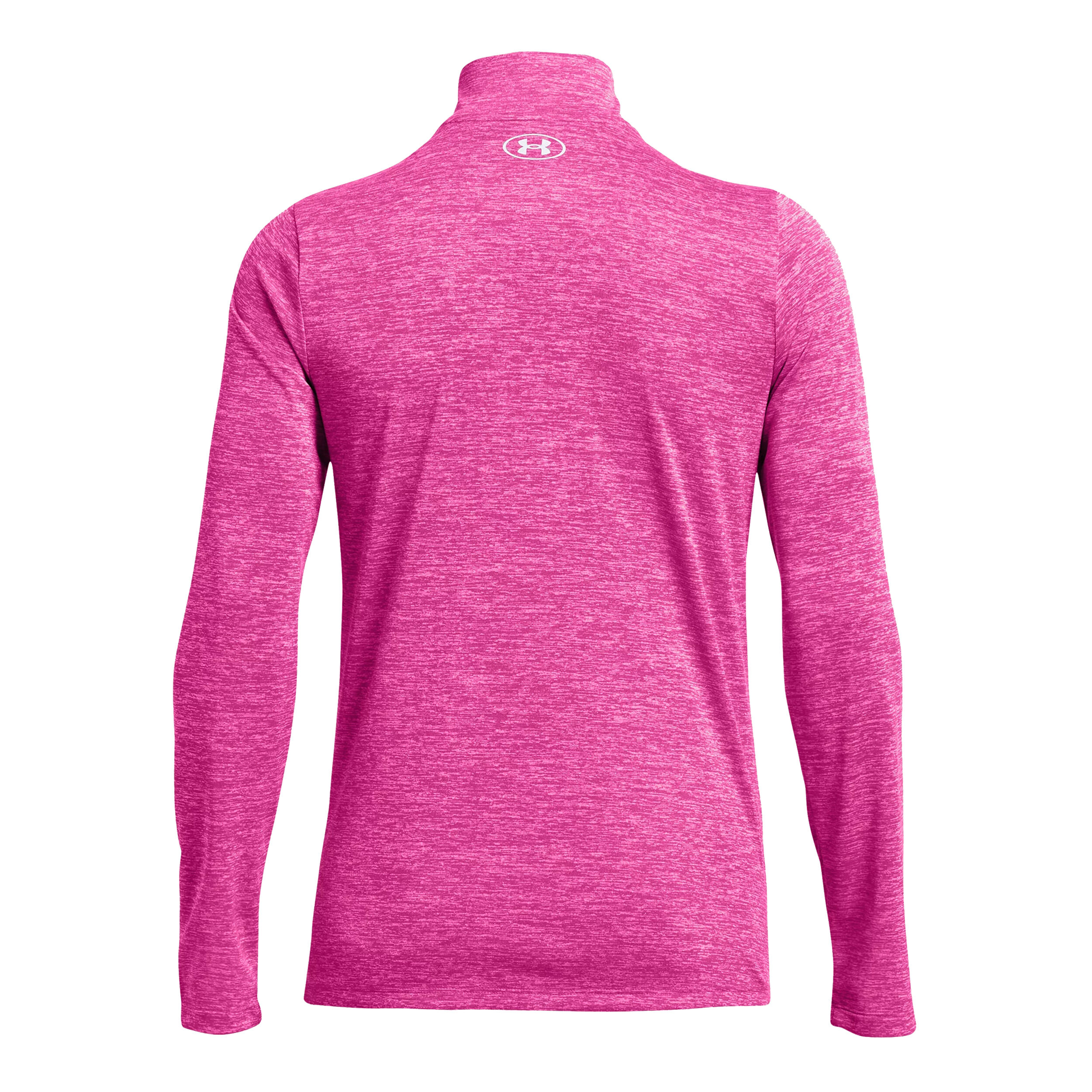 Tech Half Zip Twist Long Sleeve Women Pink