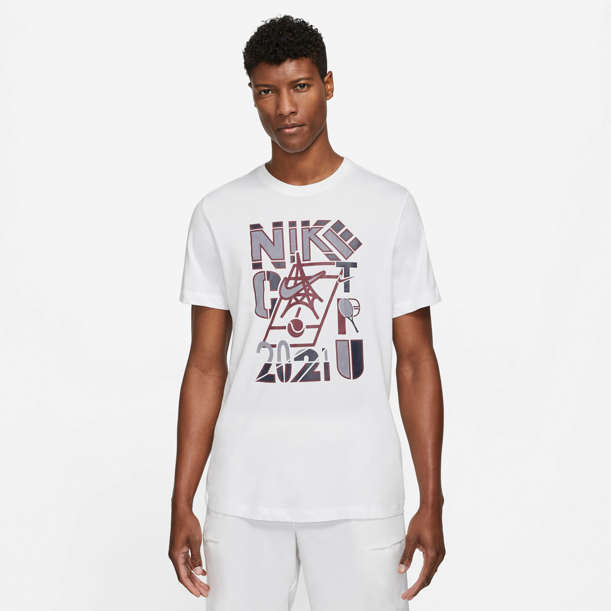 Buy Nike Dri-Fit RG Clay T-Shirt Men White, Multicoloured online ...