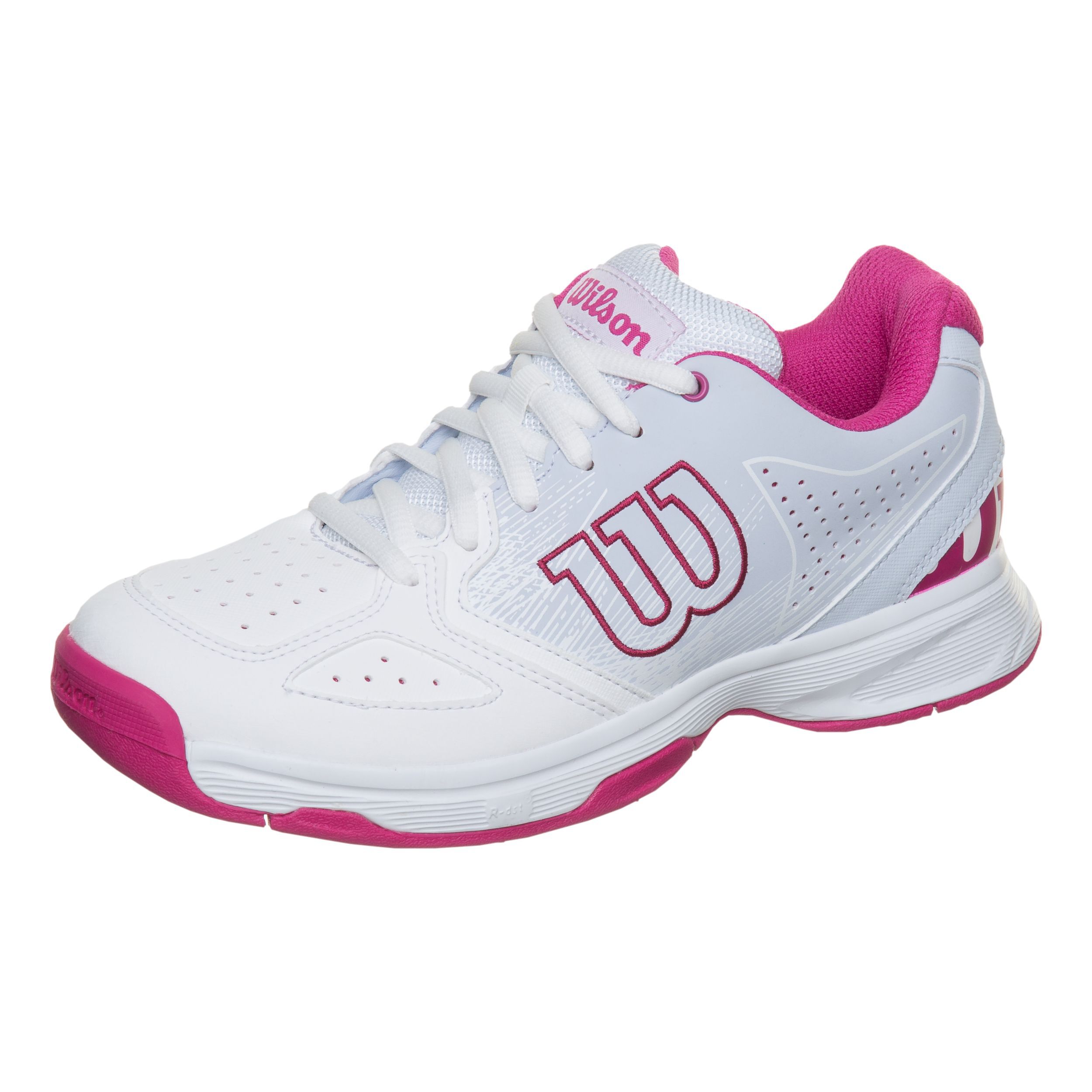 Buy Wilson Stroke All Court Shoe Kids White Pink online Tennis Point UK