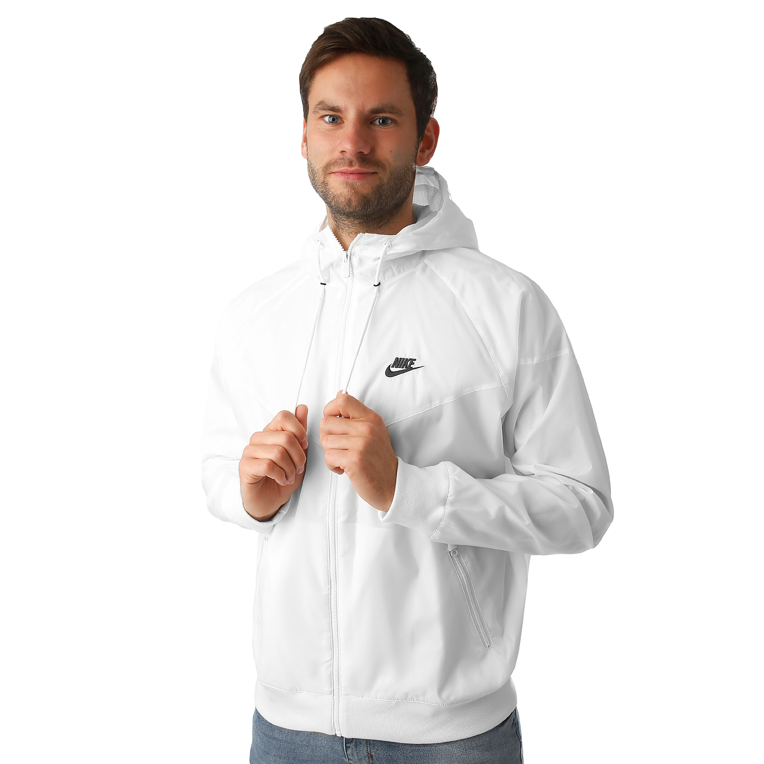 Buy Nike Sportswear Windrunner Training Jacket Men White Black online Tennis Point UK