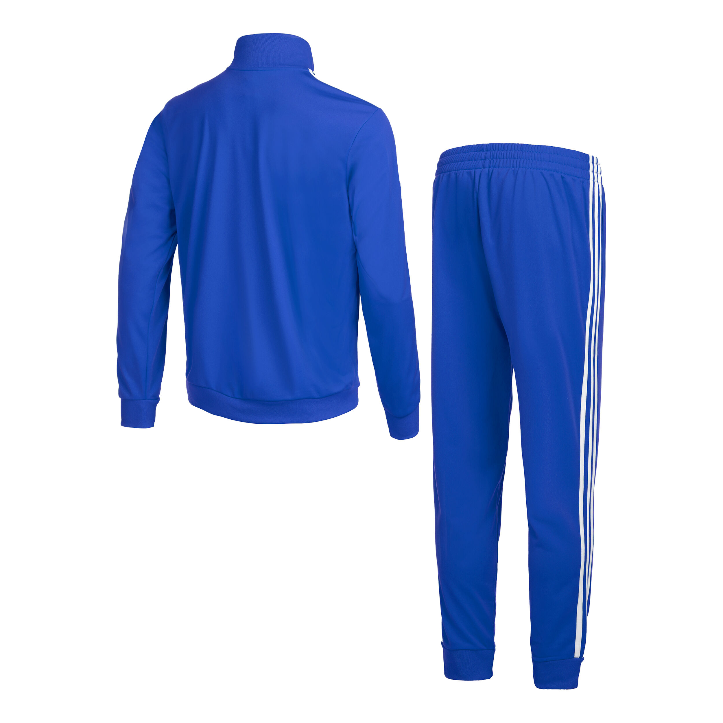 Adidas 3 stripe blue track pants discount