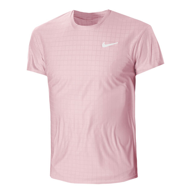 buy Nike Dri-Fit Advantage T-Shirt Men - Pink, White online | Tennis-Point
