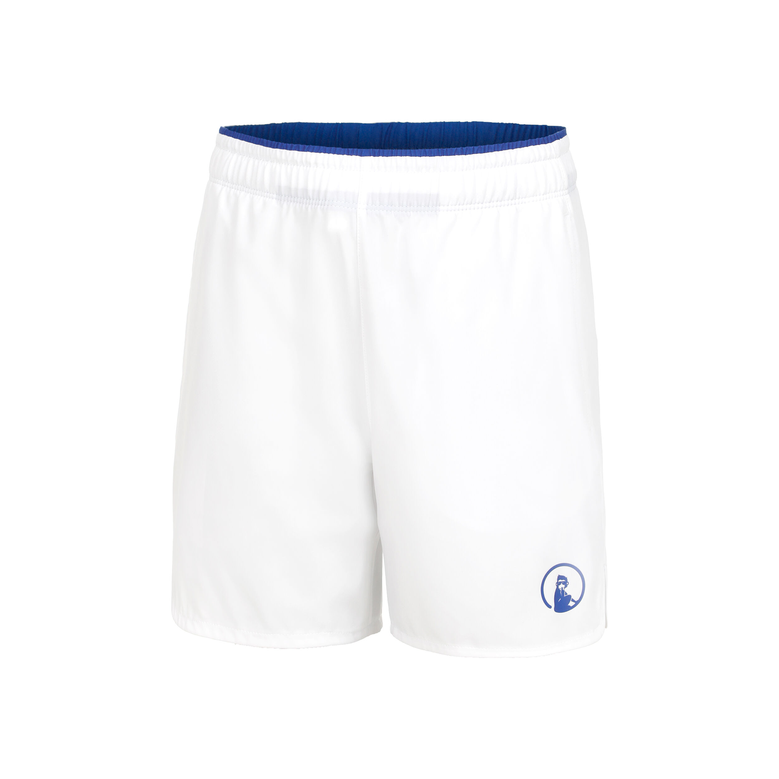 Buy Quiet Please Smash Shorts Boys White Blue online Tennis