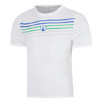 Quiet Please Clothing Quiet Please Trainings Stripe T-Shirt Men - white, orange