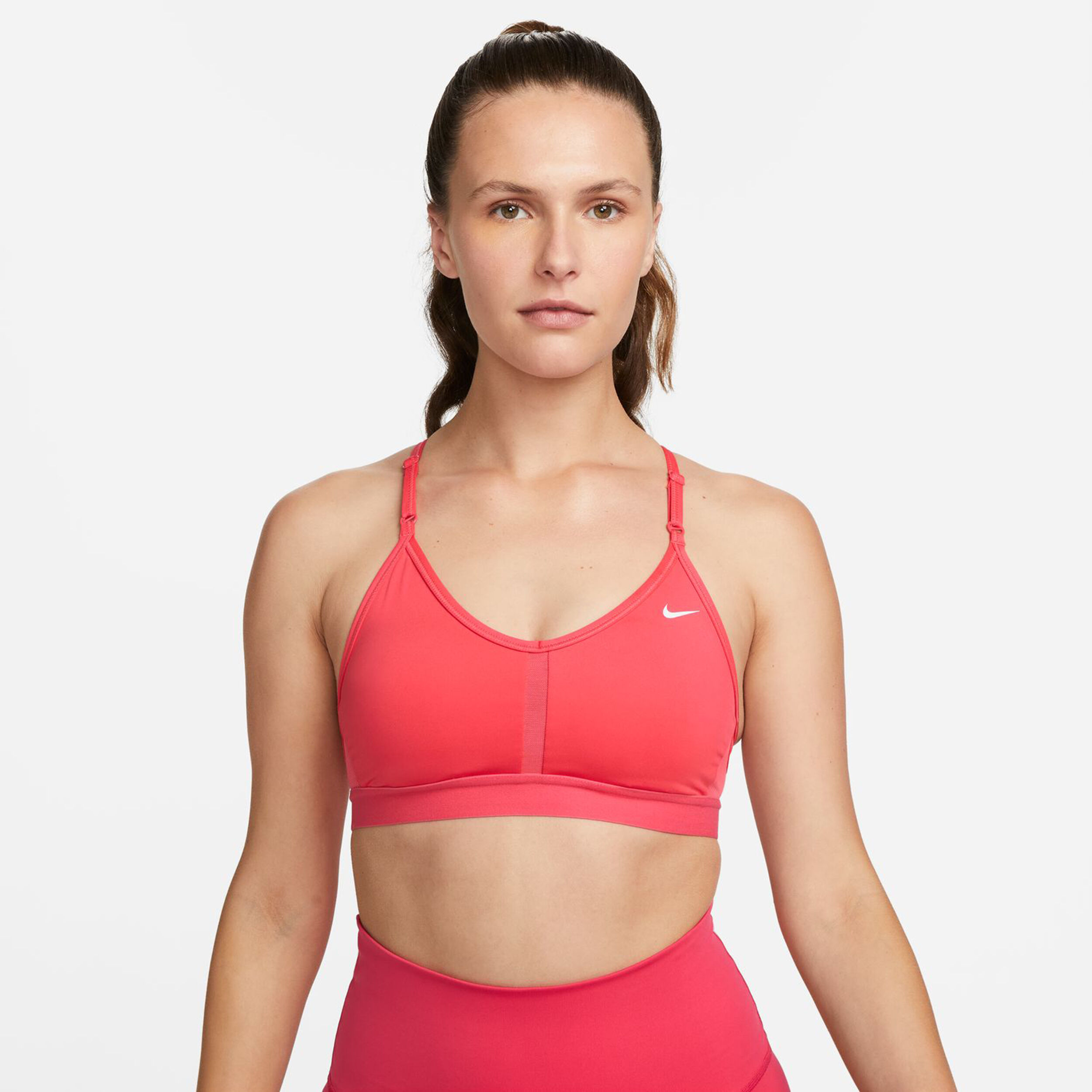 Coral nike sports bra shop