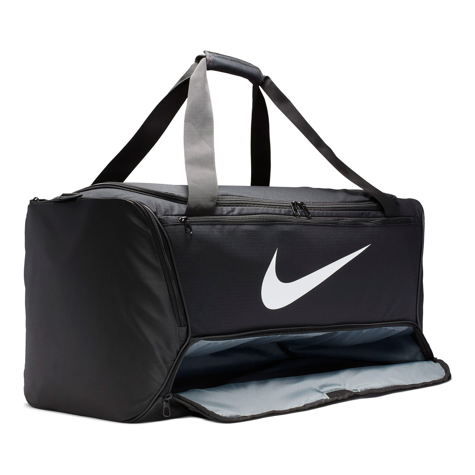 Buy Nike Brasilia Duffel Large Sports Bag Black, White online | Tennis ...