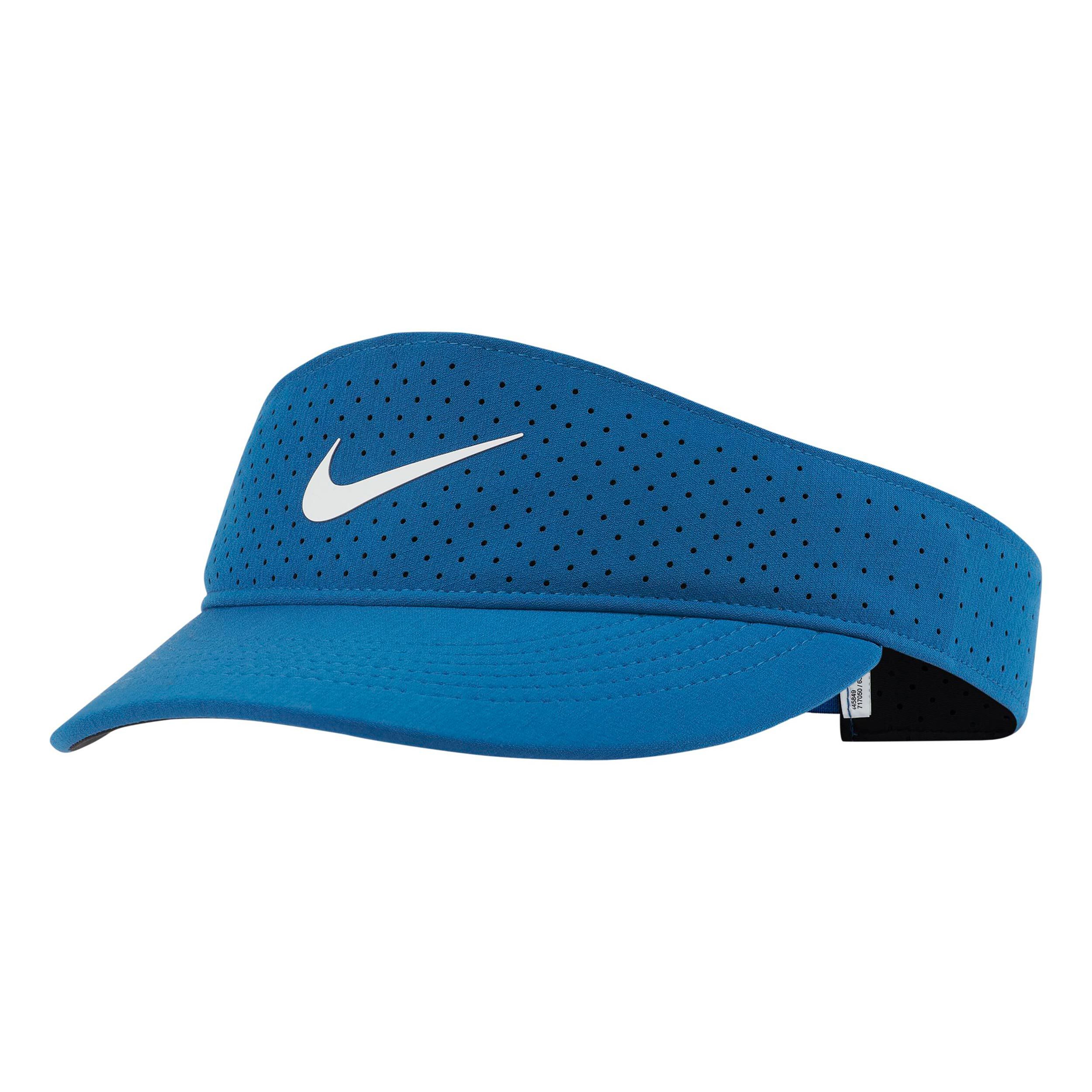 Buy Nike Dri Fit Advantage Aero Visor Blue online Tennis Point UK