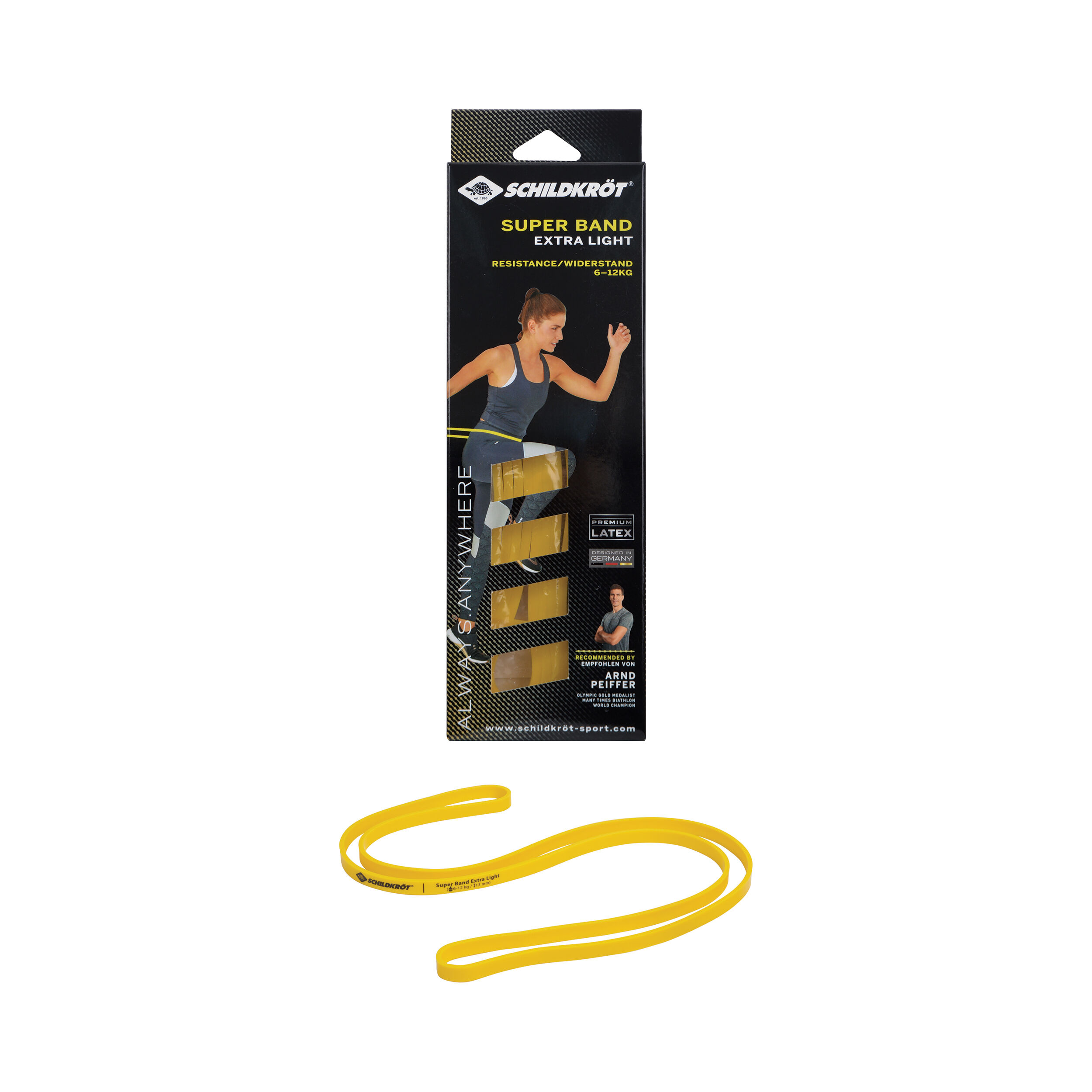 Buy Schildkrot Fitness Super Band Extra Light Resistance Bands Yellow online Tennis Point UK