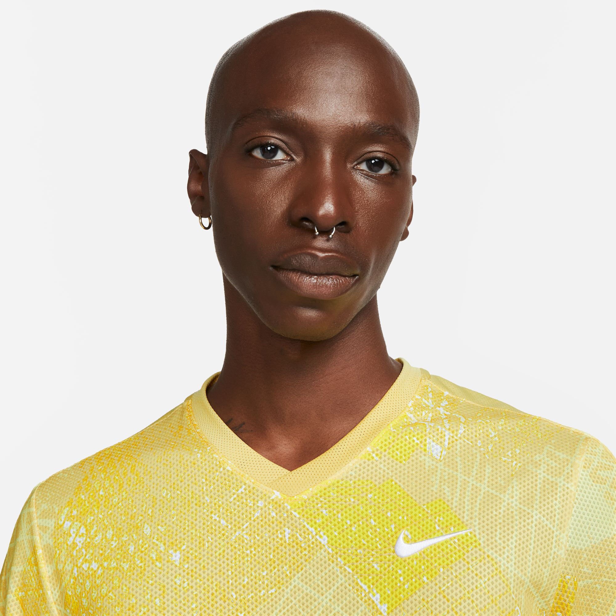 Yellow nike dri fit best sale