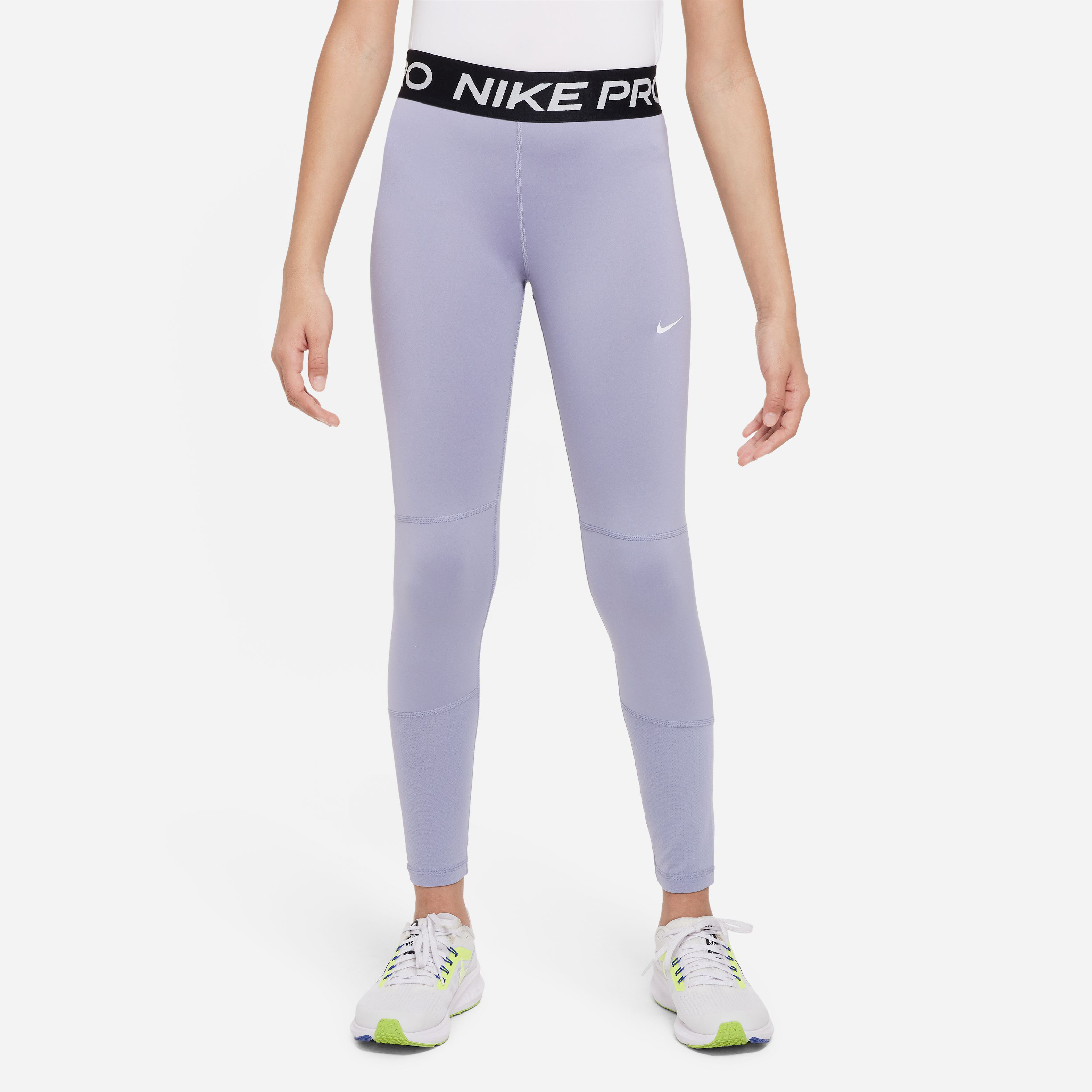 Purple nike pro leggings sale