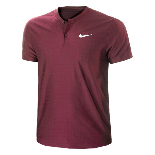 buy Nike Dri-Fit Advantage Polo Men - Dark Red, White online | Tennis-Point