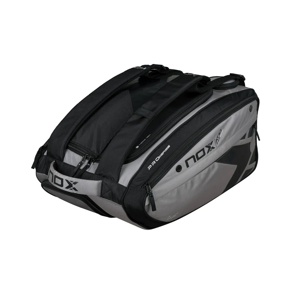 NOX At10 Competition XL Compact Padel Racket Bag-Black,Grey