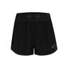 Metarun Split Running Shorts Women-Black