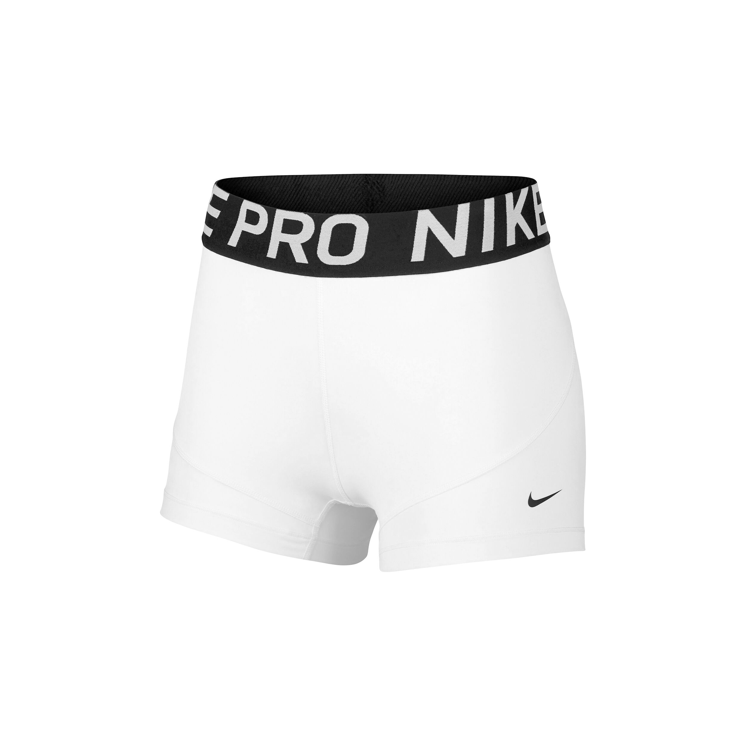 White nike compression shorts deals