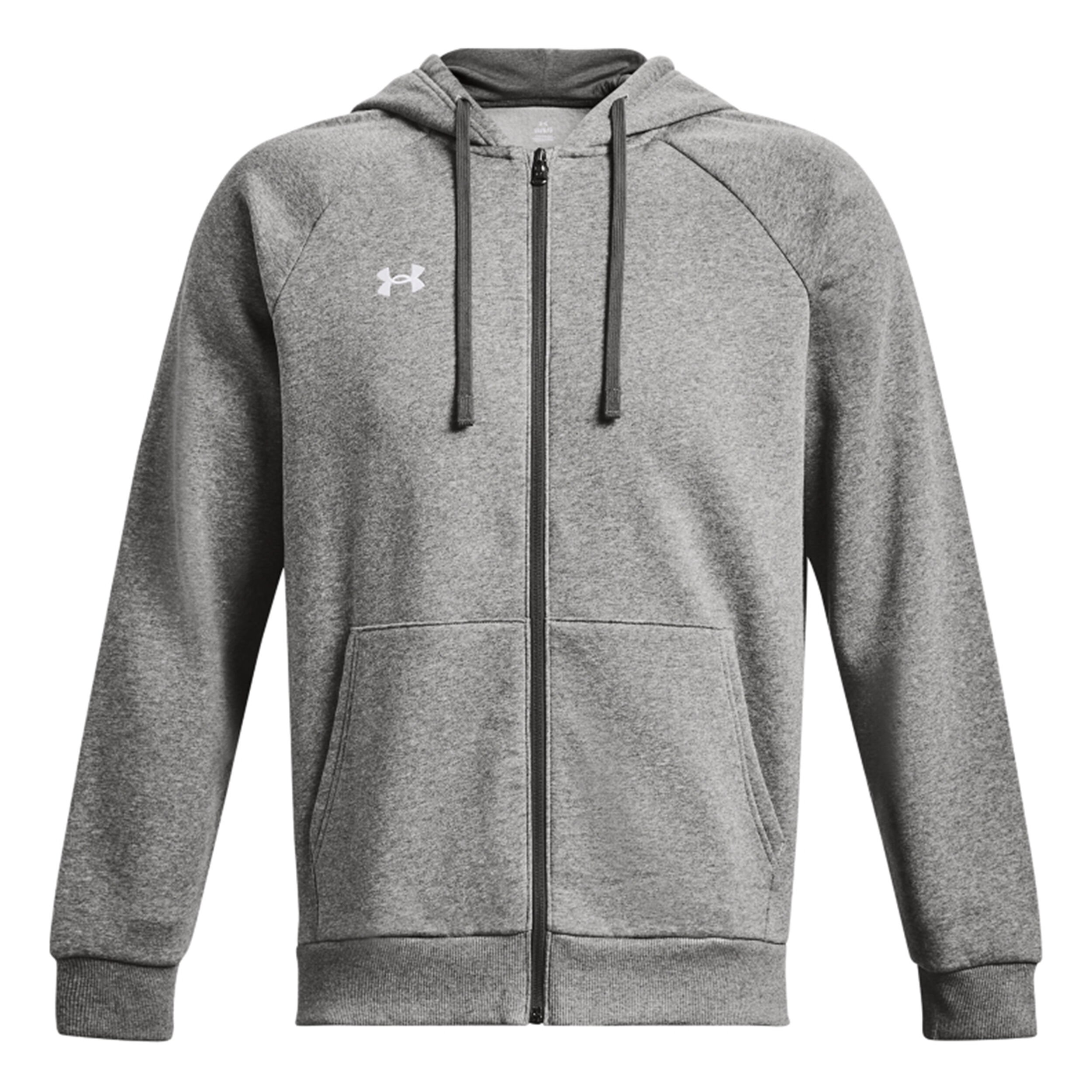 Under armour hoodie grey men on sale