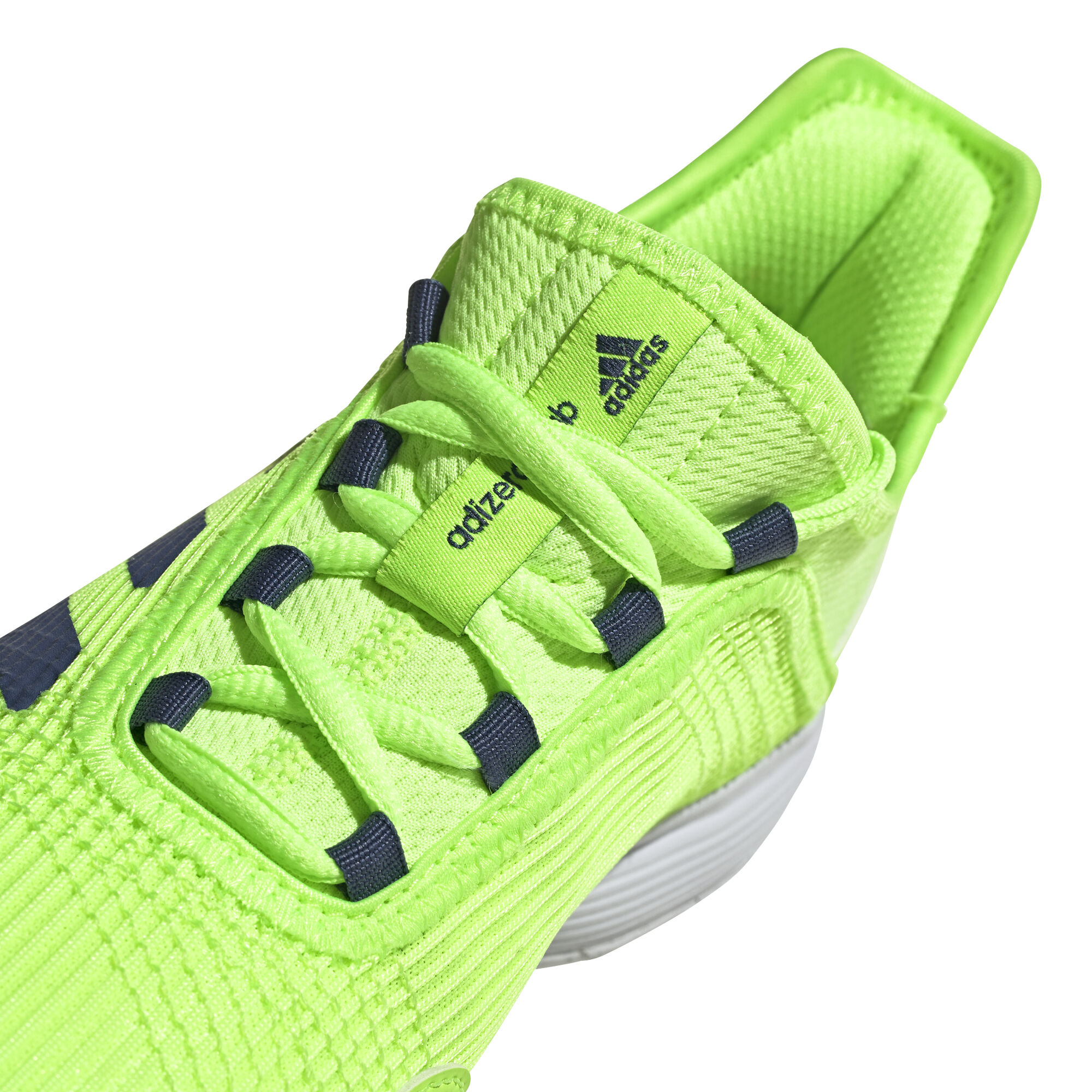 buy adidas Adizero Club All Court Shoe Kids - Neon Green, White online