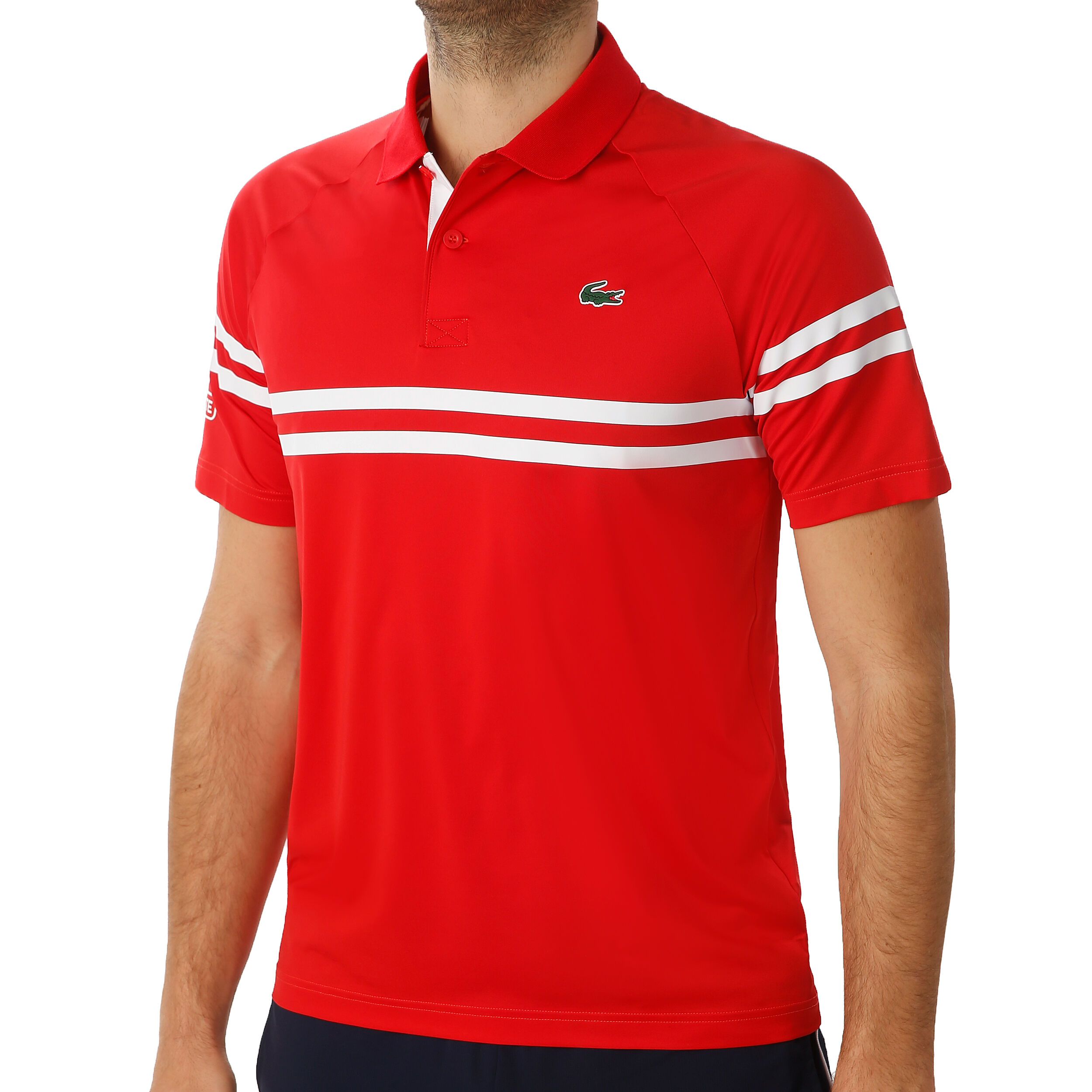Novak Djokovic Polo Men Red White
